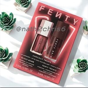 Fenty Chocolit Treatz Lip Luminizer + Lip Oil Duo NIB